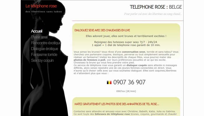 Téléphone rose belge à petit prix
